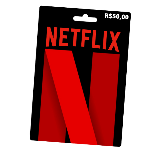 Cartão Netflix R$ 50 Reais Código Digital