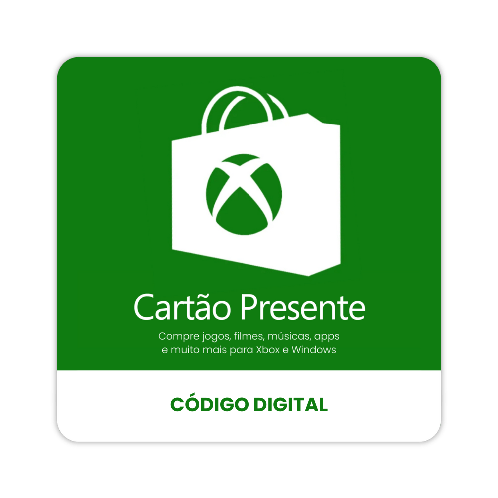 Cartão Presente Gift Card Xbox Microsoft Store - Deep Games