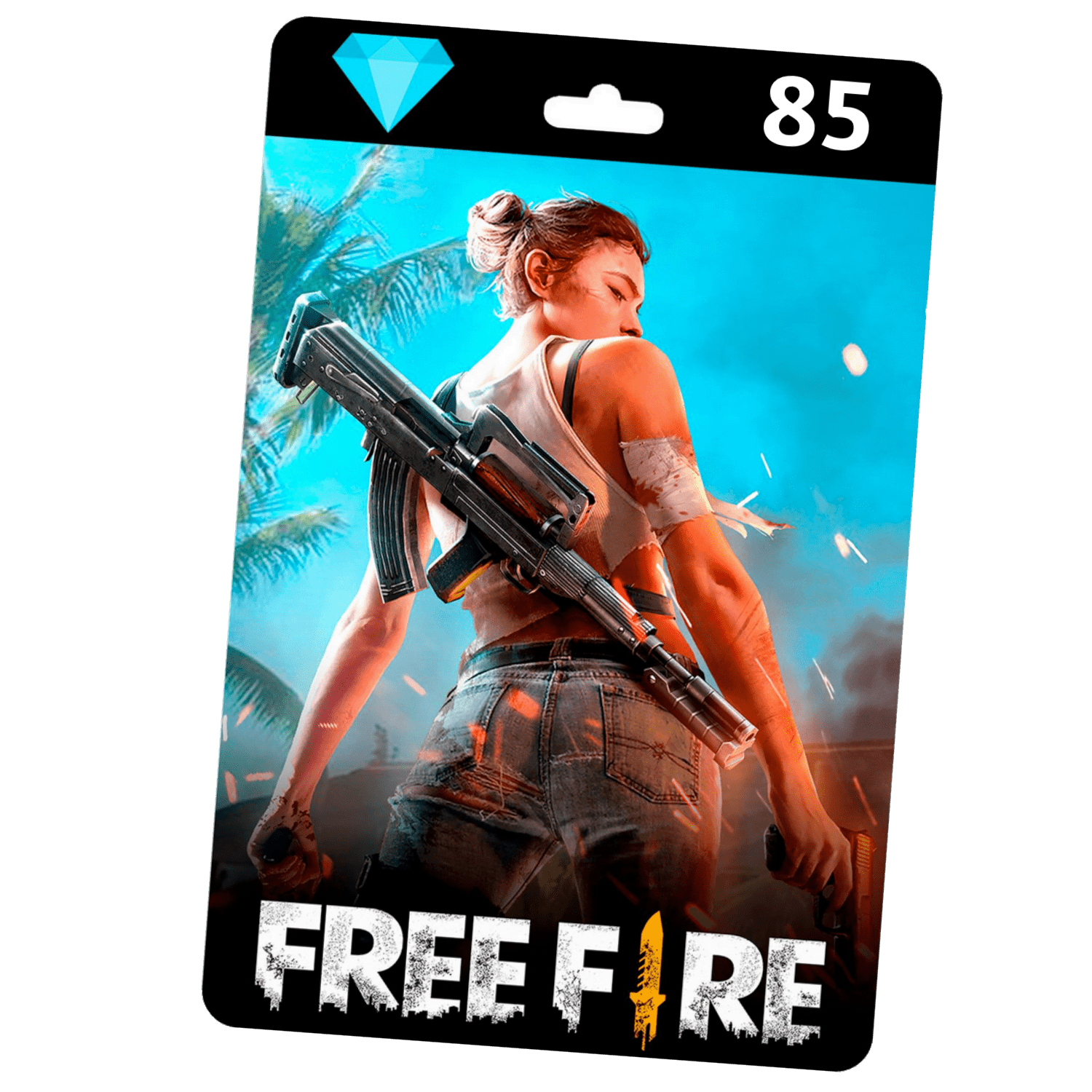 Gift Card Free Fire - 85 Diamantes - Deep Games