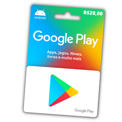 Gift Card Google Play Store 20 Reais - Deep Games