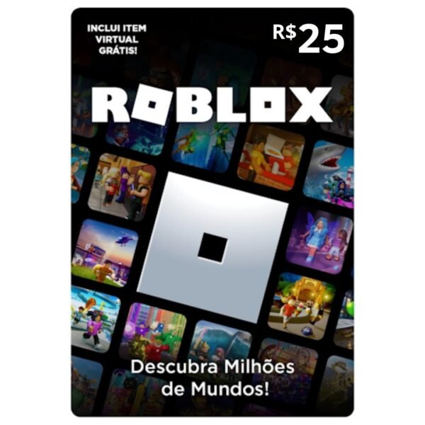 Gift Card Roblox 25 Reais