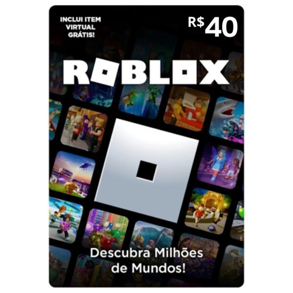 Gift Card Roblox 40 Reais