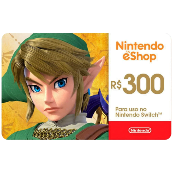 Gift Card Nintendo eShop 300 reais